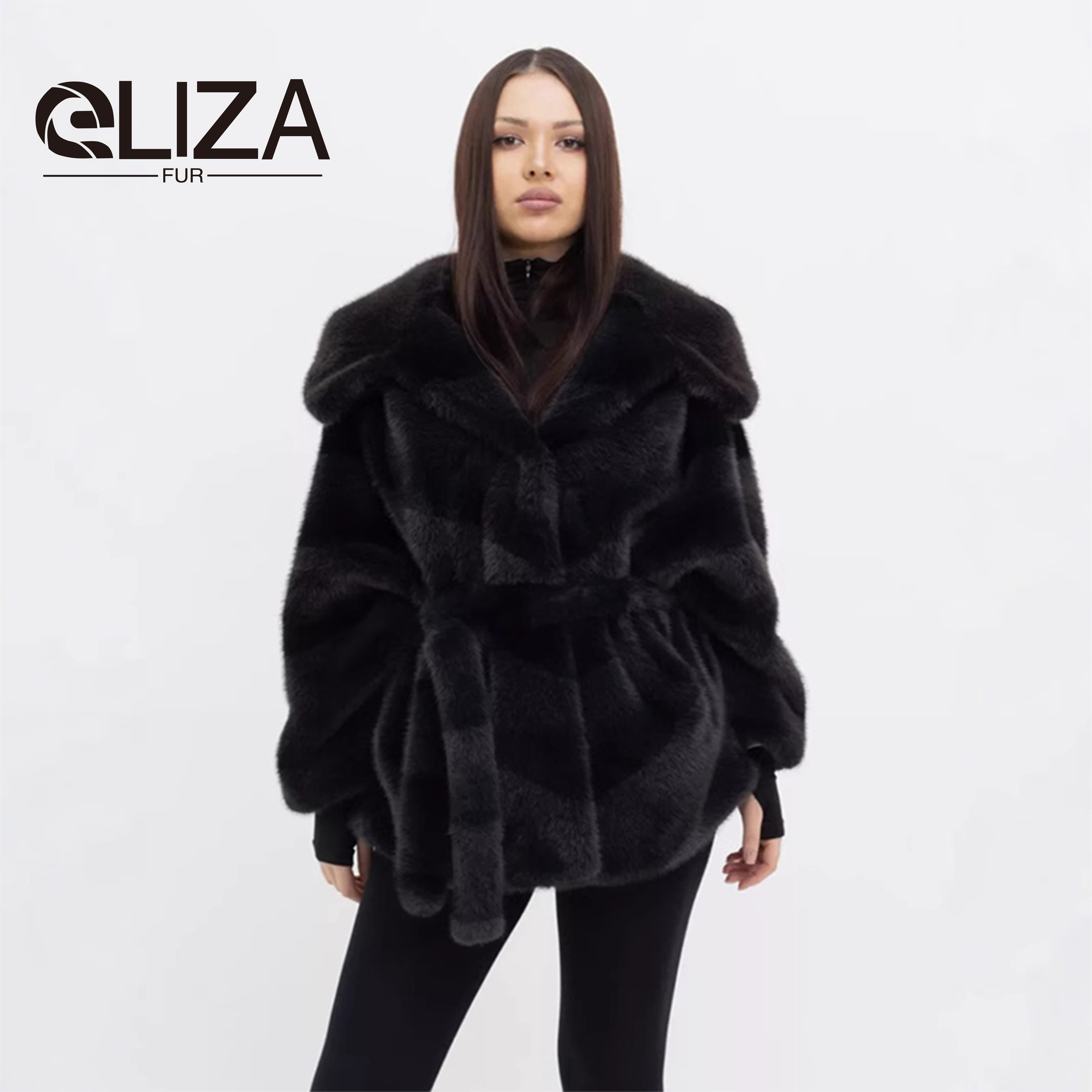 Custom artifical fur coat 