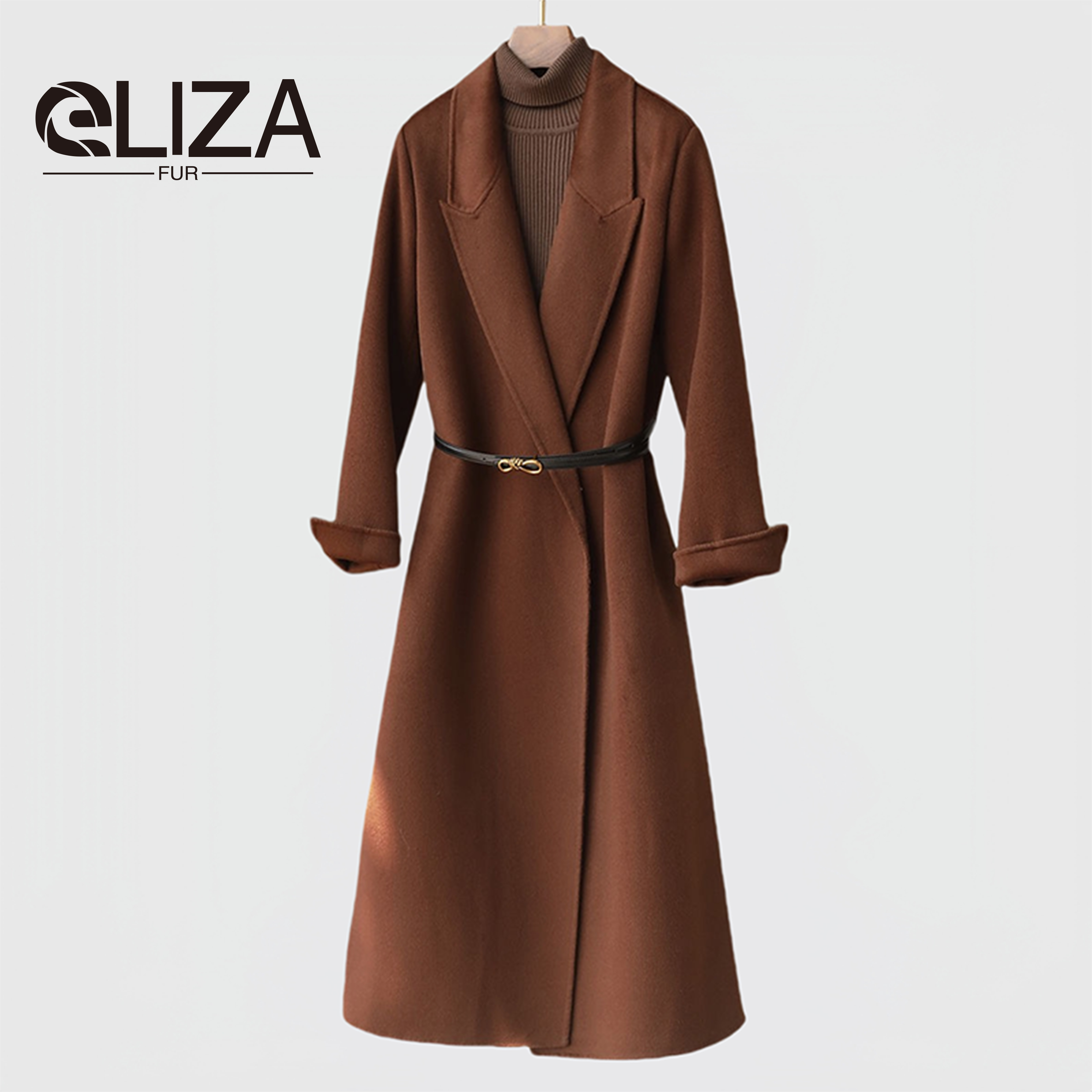 Custom cashmere coat Y-002