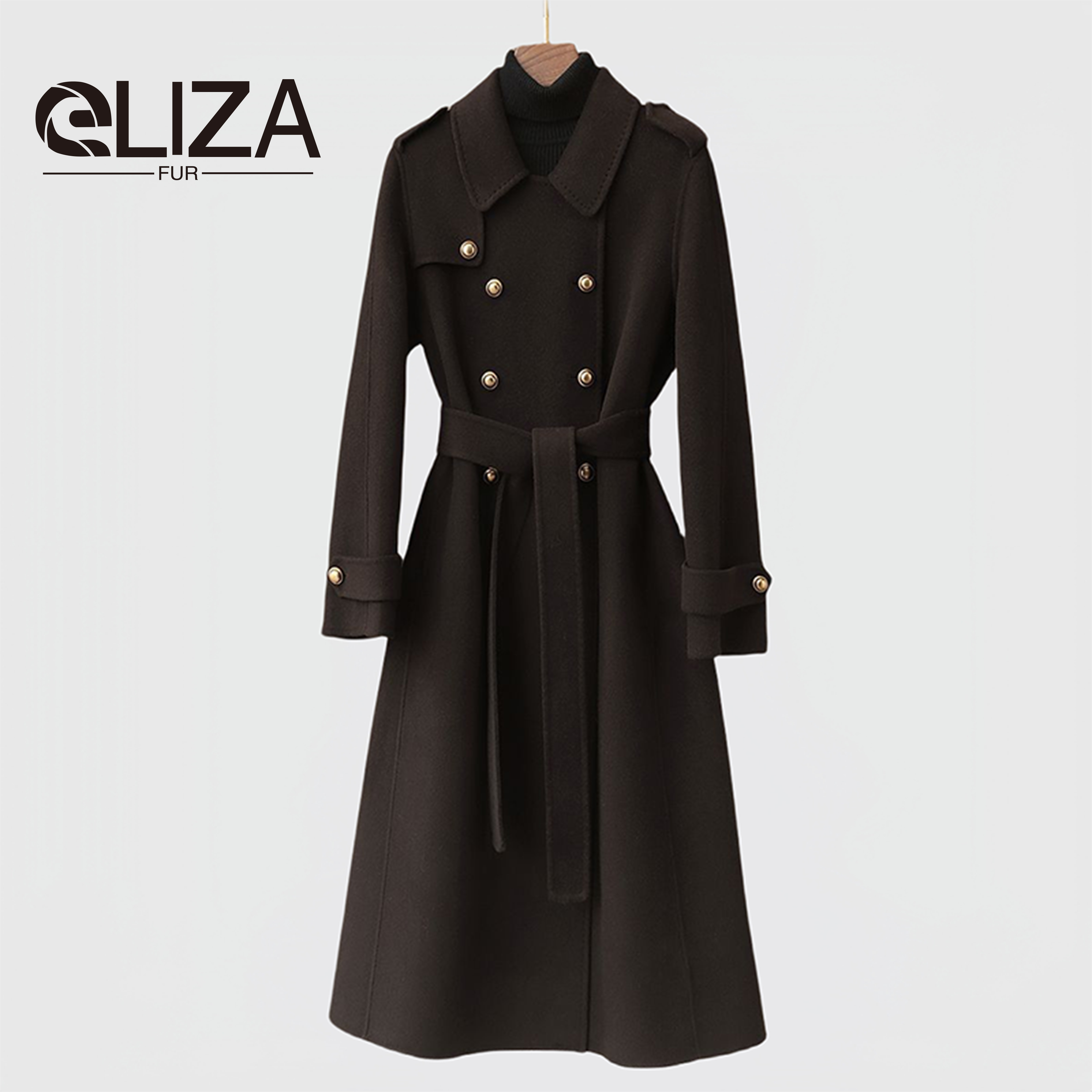 Custom cashmere coat Y-003