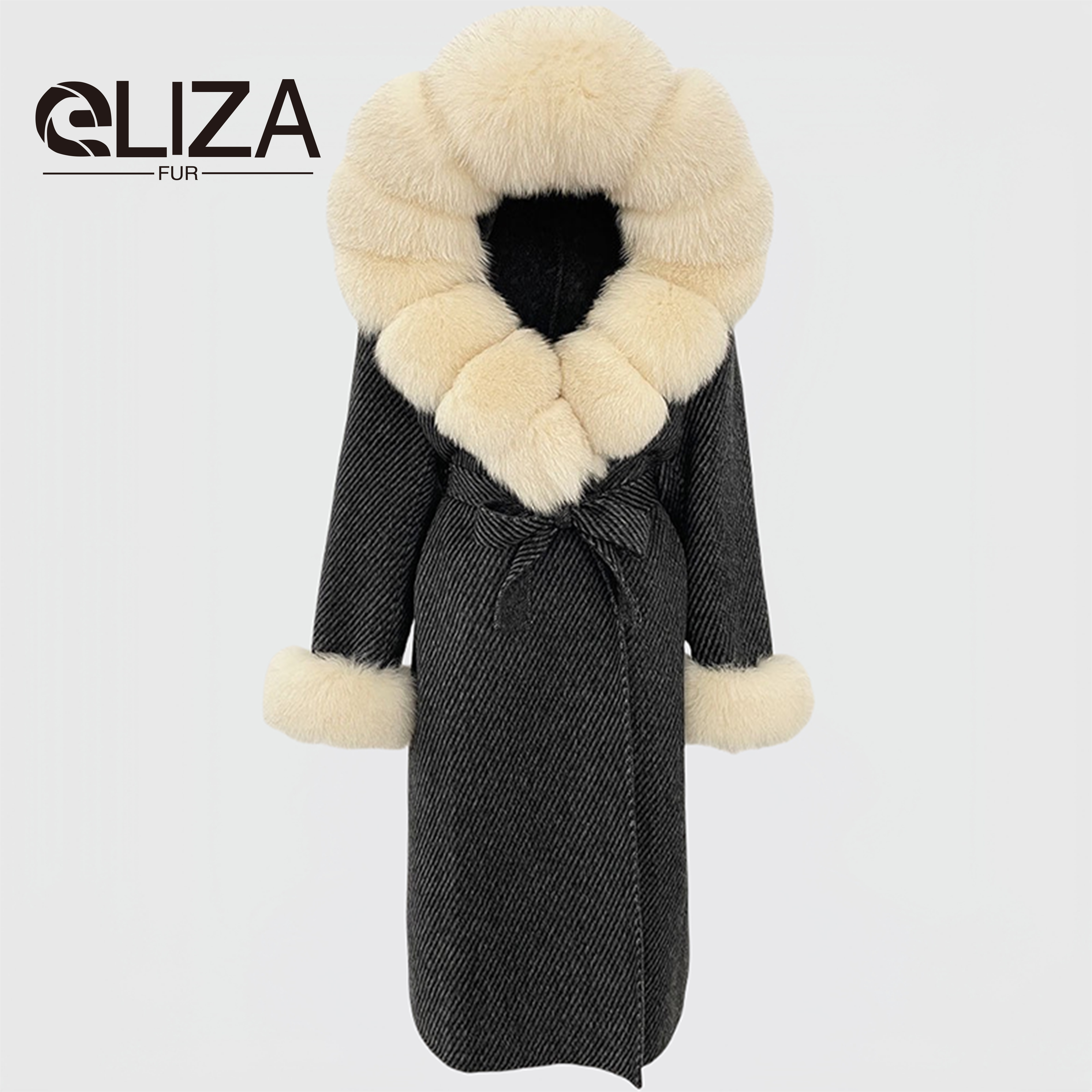 Custom cashmere coat HNY-007