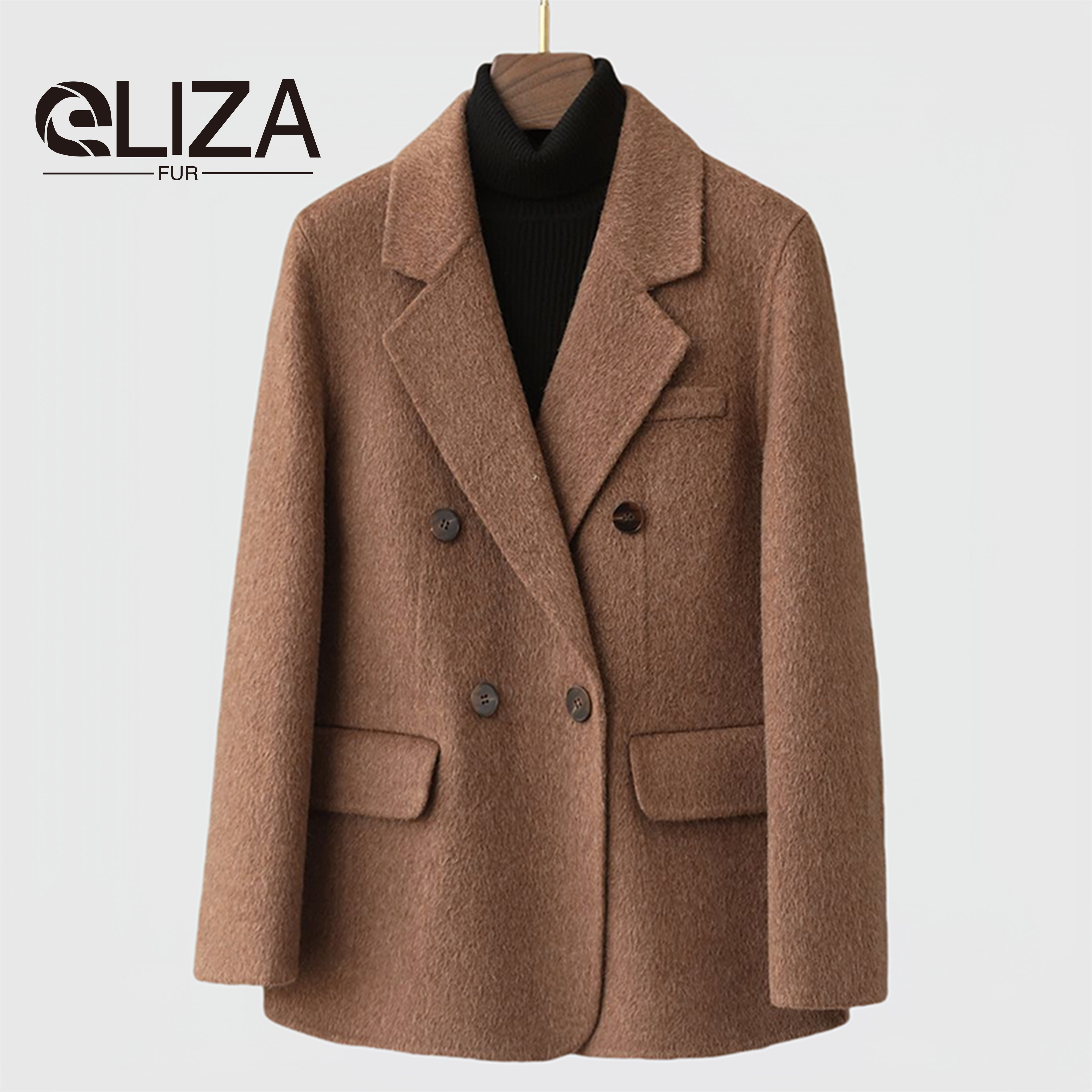 Custom cashmere coat Y-001